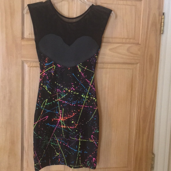 American Apparel Bodycon/mesh mini - Picture 2 of 4